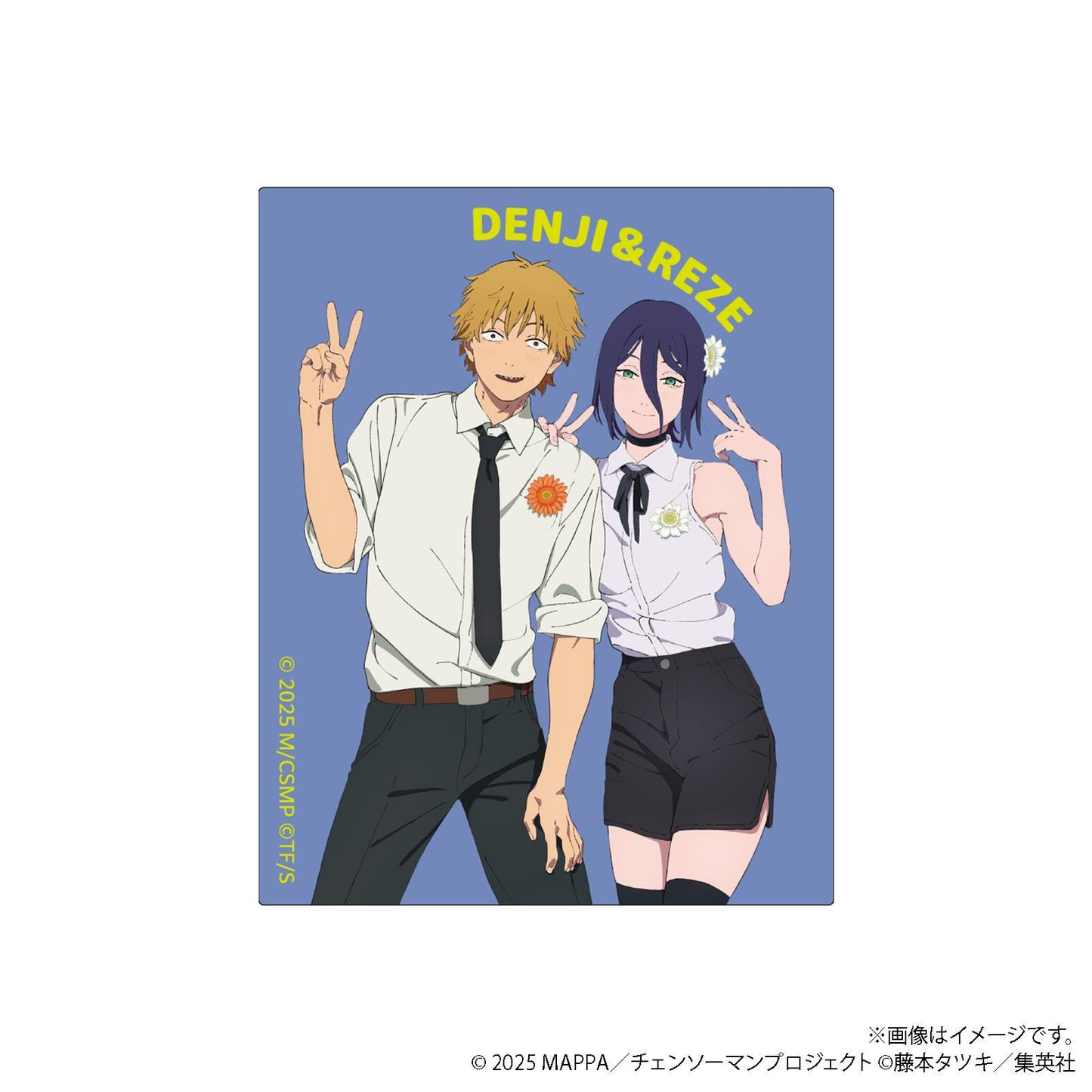 劇場版《電鋸人》 レゼ篇（電鋸人 劇場版 蕾賽篇） デンジ＆レゼ 貼紙 C款