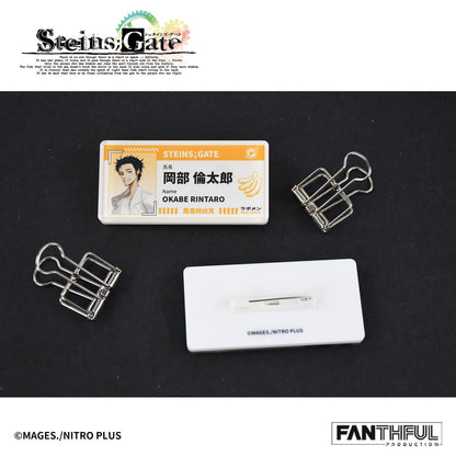 《命運石之門》（命運石之門） 008_FANTHFUL FP001SG2026 亞克力徽章 整盒8個