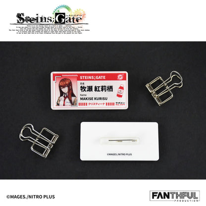 《命運石之門》（命運石之門） 008_FANTHFUL FP001SG2026 亞克力徽章 整盒8個