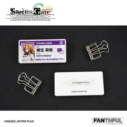 《命運石之門》（命運石之門） 008_FANTHFUL FP001SG2026 亞克力徽章 整盒8個