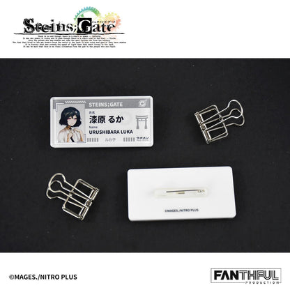 《命運石之門》（命運石之門） 008_FANTHFUL FP001SG2026 亞克力徽章 整盒8個