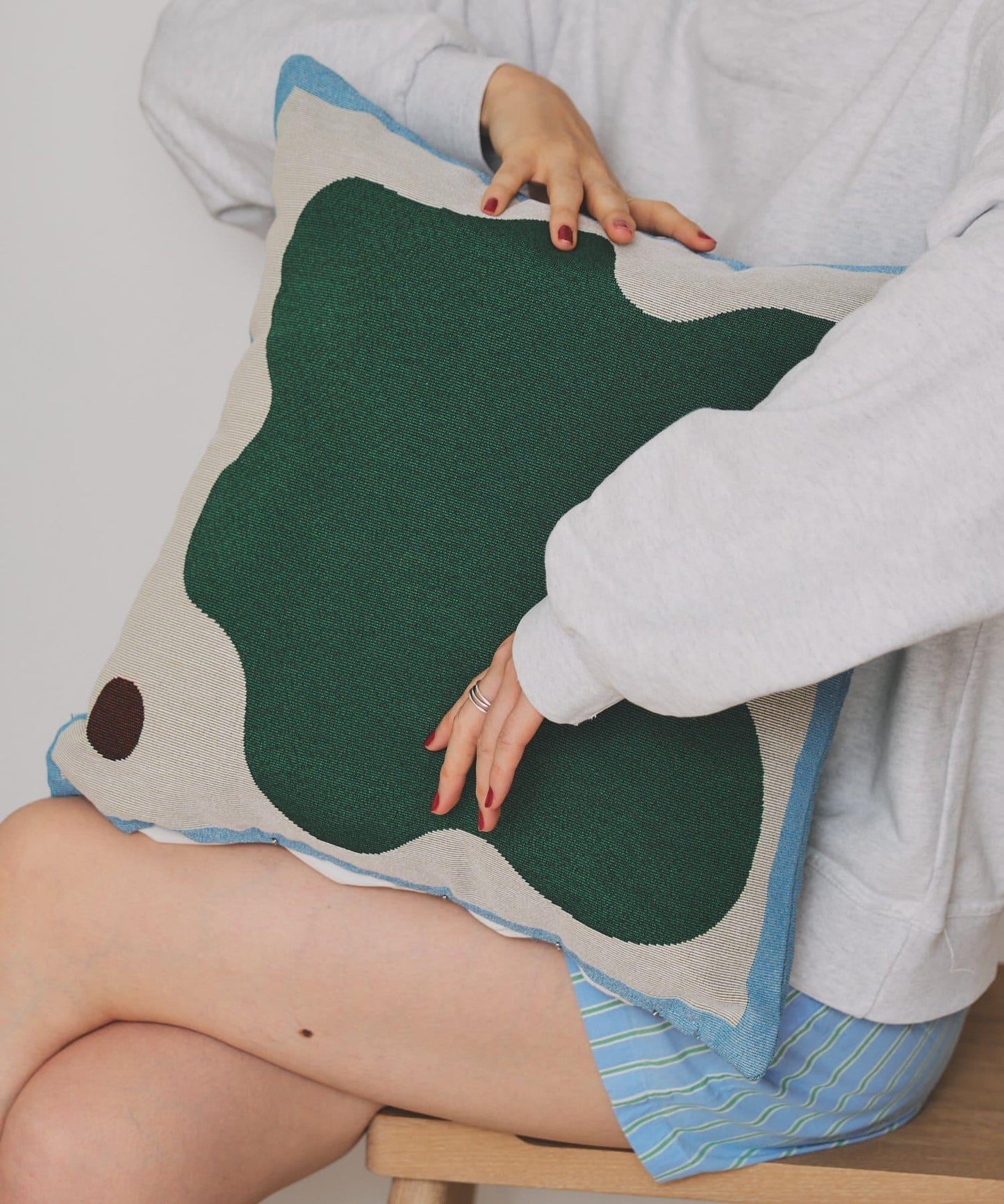 SAHIR サヒール monyamonya 圖案 Cushioncover 抱枕套