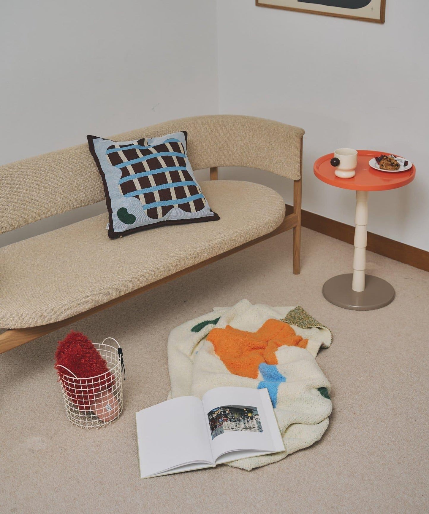 SAHIR サヒール monyamonya 圖案 Cushioncover 抱枕套