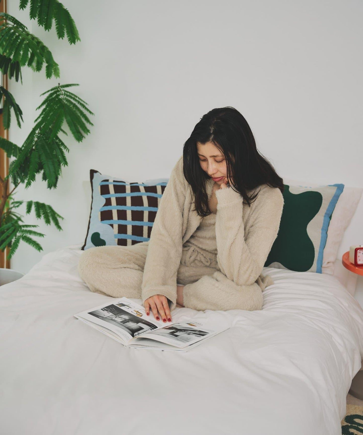 SAHIR サヒール monyamonya 圖案 Cushioncover 抱枕套