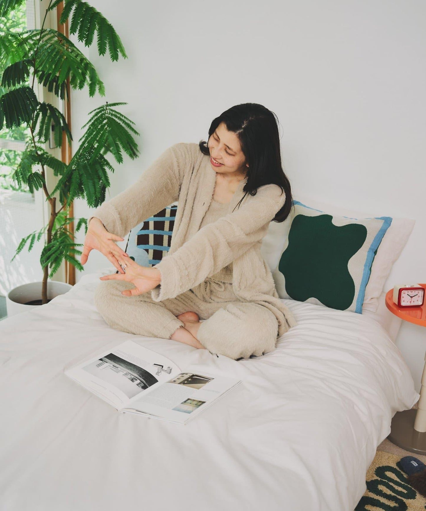 SAHIR サヒール monyamonya 圖案 Cushioncover 抱枕套