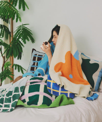 SAHIR サヒール monyamonya 圖案 Cushioncover 抱枕套