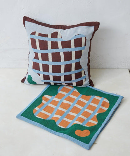 SAHIR サヒール monyamonya 圖案 Cushioncover 抱枕套