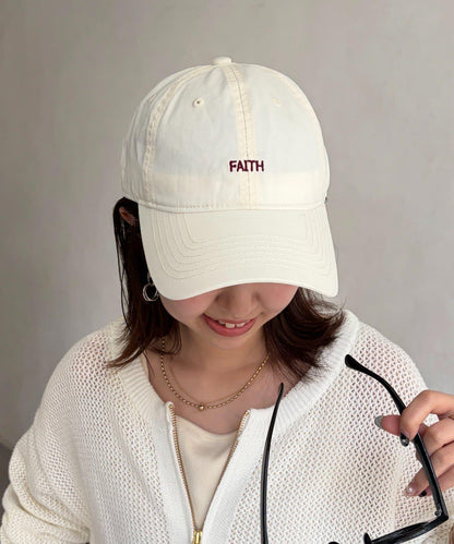 背面刺繡 FAITH 棒球帽