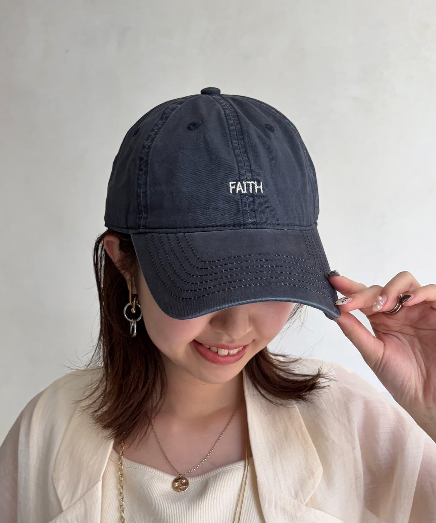 背面刺繡 FAITH 棒球帽