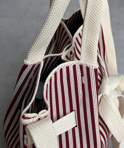 條紋迷你托特包 BAG