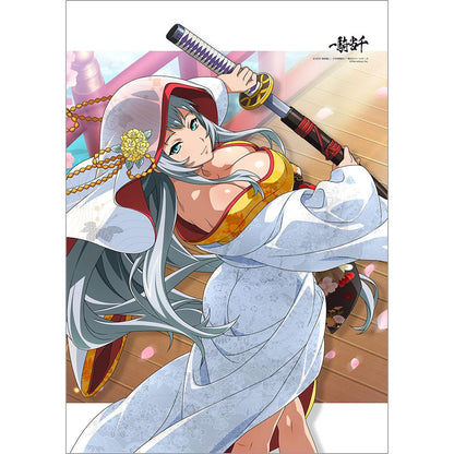 一騎當千（一騎當千） 趙雲子龍 B2掛畫 白無垢主題 Wスエード款