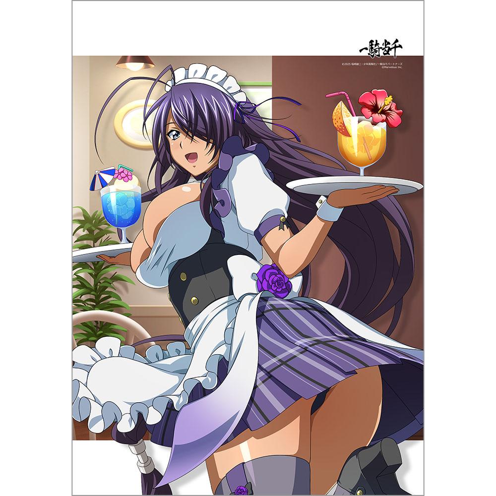 一騎當千（一騎當千） 関羽雲長/成都最強のメイド長 B2掛毯 Wスエード