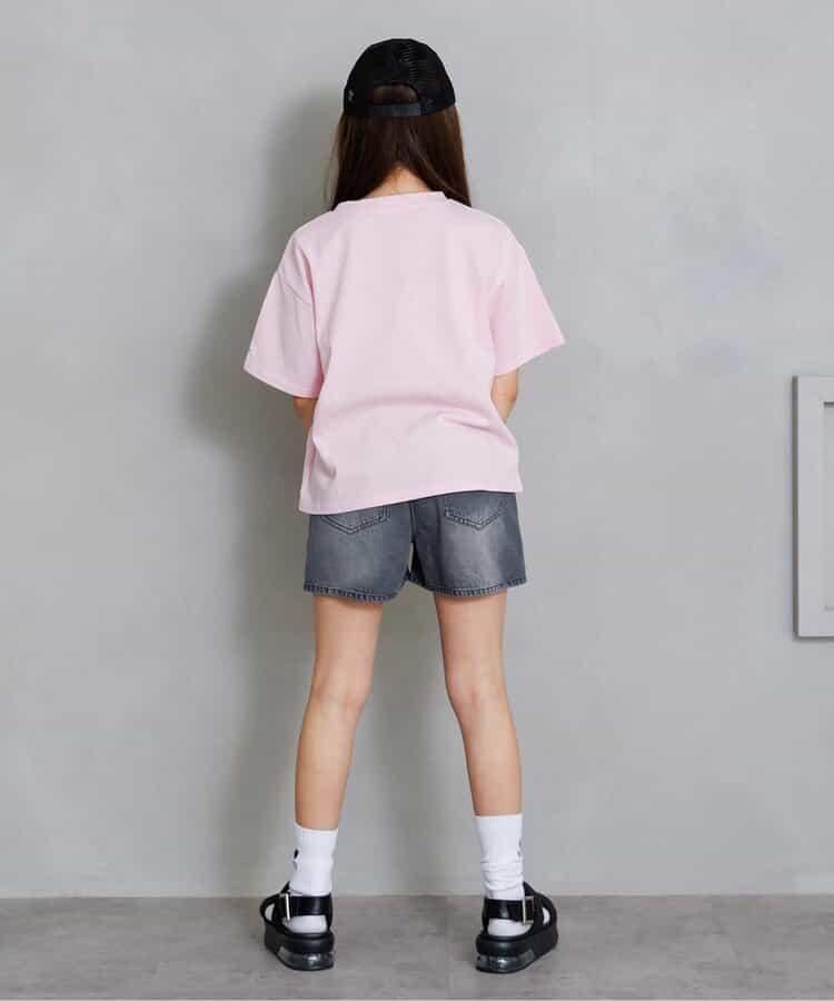 混色牛仔短褲