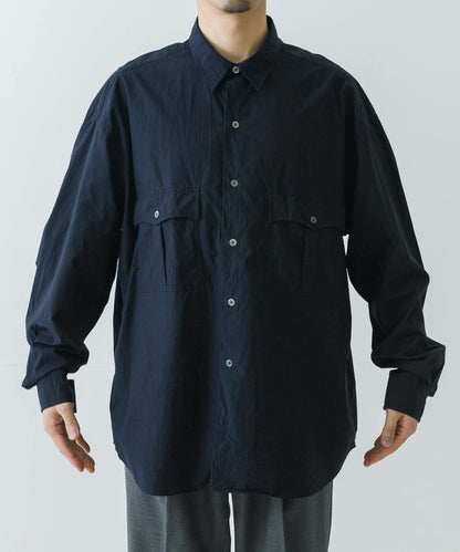 PORTER CLASSIC ROLL UP COTTON SHIRTS 捲袖純棉襯衫