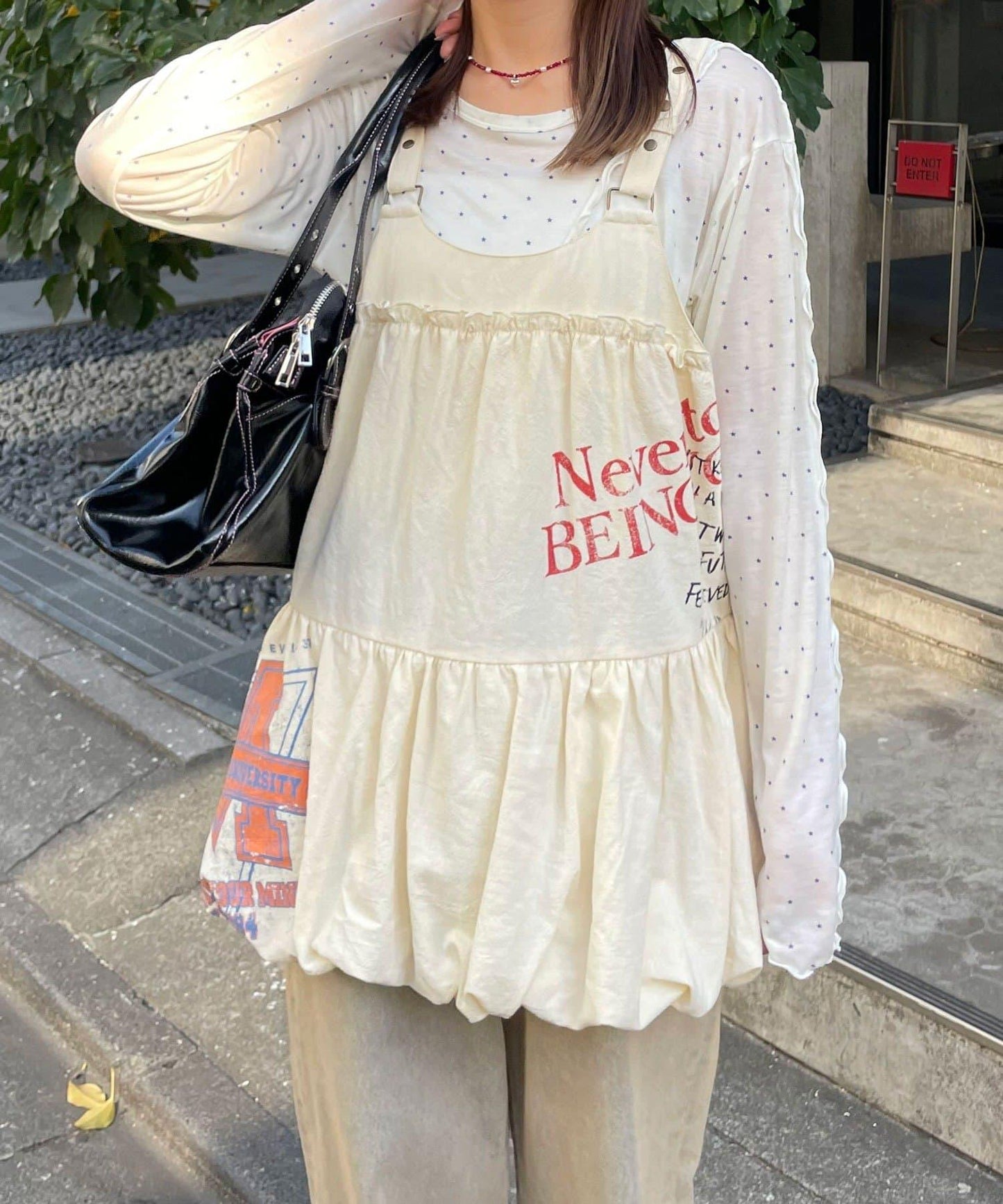 改造風 氣球廓形 罩衫連衣裙