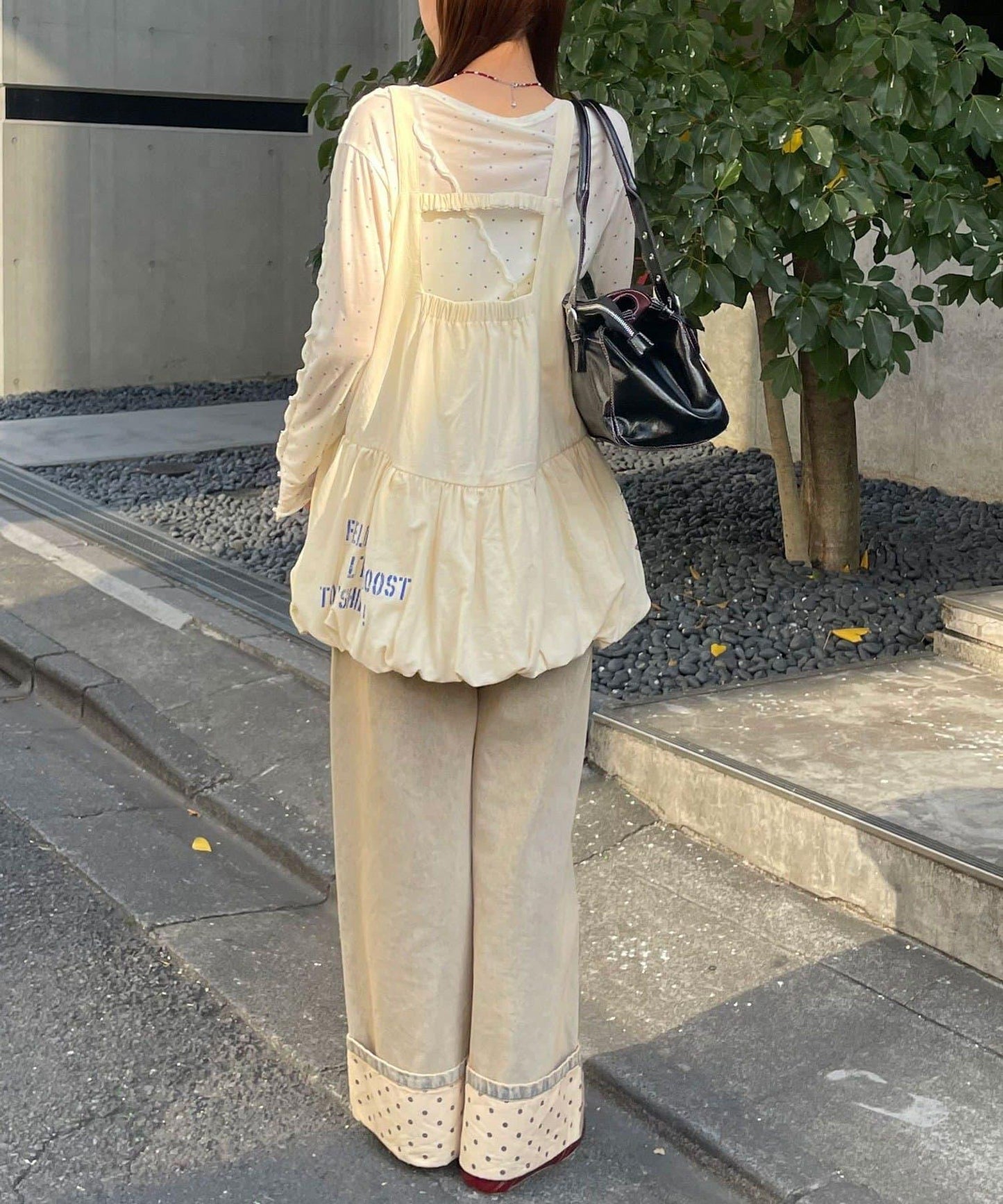 改造風 氣球廓形 罩衫連衣裙