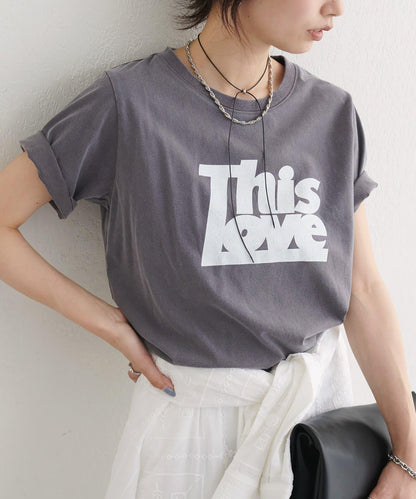 This Love Logo 字母印花短袖T恤
