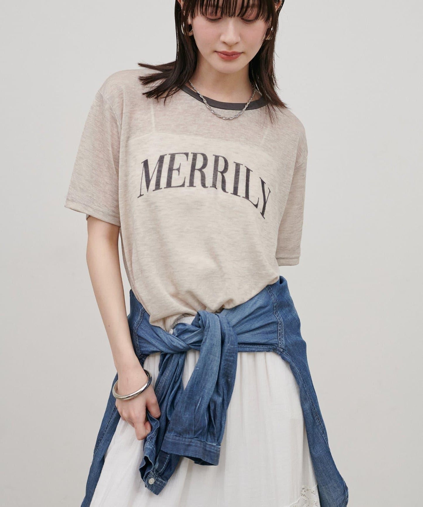 撞色設計 Logo Tee T恤