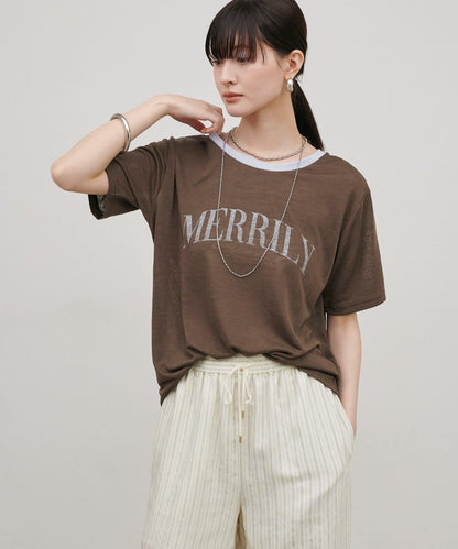 撞色設計 Logo Tee T恤