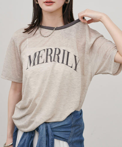 撞色設計 Logo Tee T恤