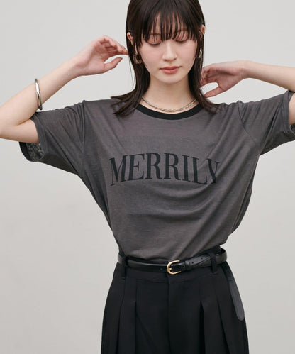 撞色設計 Logo Tee T恤