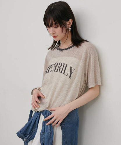 撞色設計 Logo Tee T恤
