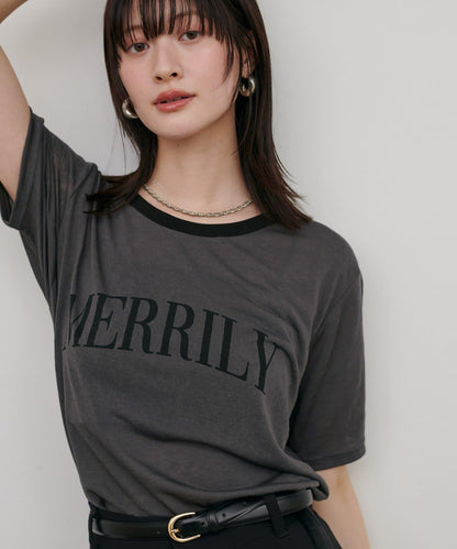 撞色設計 Logo Tee T恤