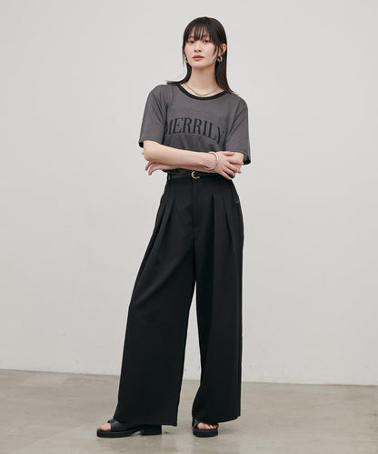 撞色設計 Logo Tee T恤