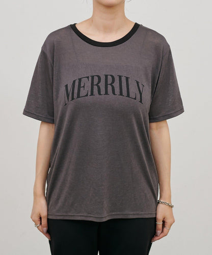 撞色設計 Logo Tee T恤