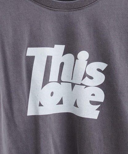 This Love Logo 字母印花短袖T恤