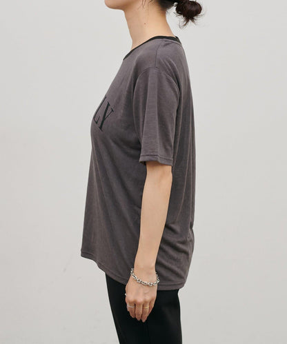 撞色設計 Logo Tee T恤