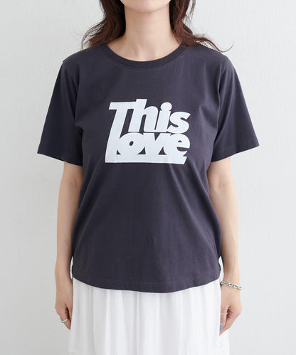 This Love Logo 字母印花短袖T恤