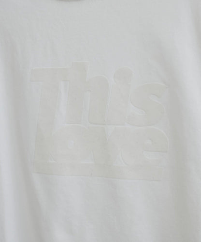 This Love Logo 字母印花短袖T恤