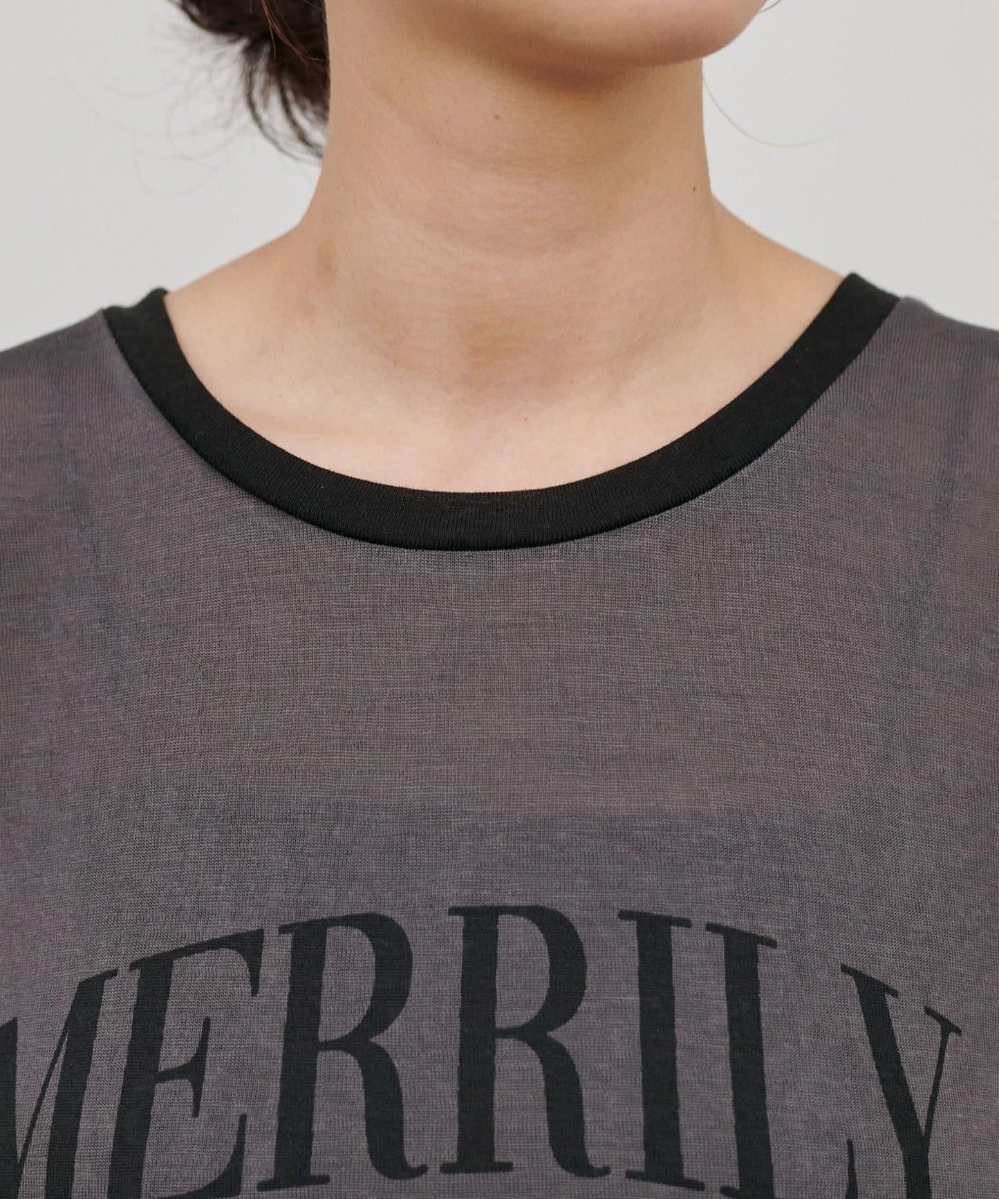 撞色設計 Logo Tee T恤