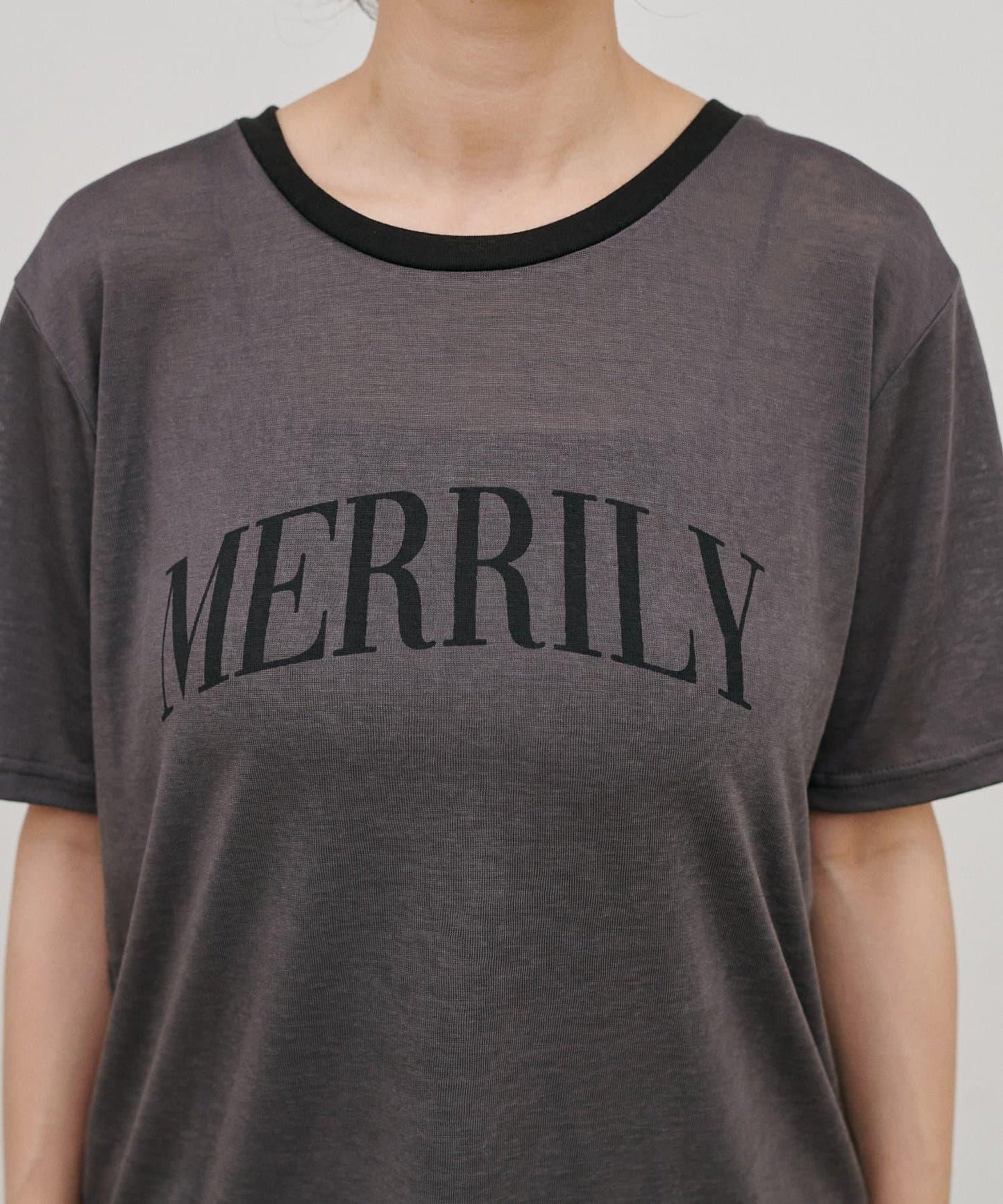 撞色設計 Logo Tee T恤