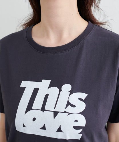This Love Logo 字母印花短袖T恤