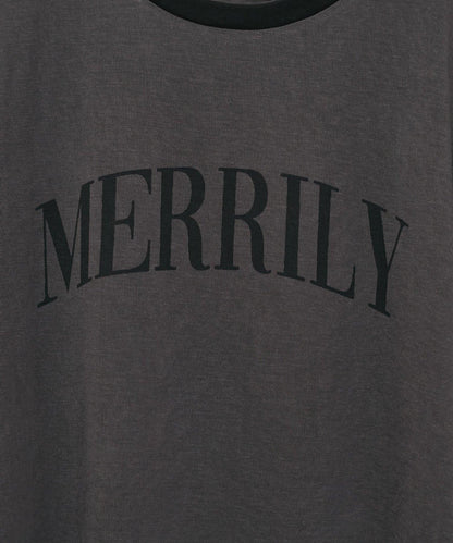 撞色設計 Logo Tee T恤