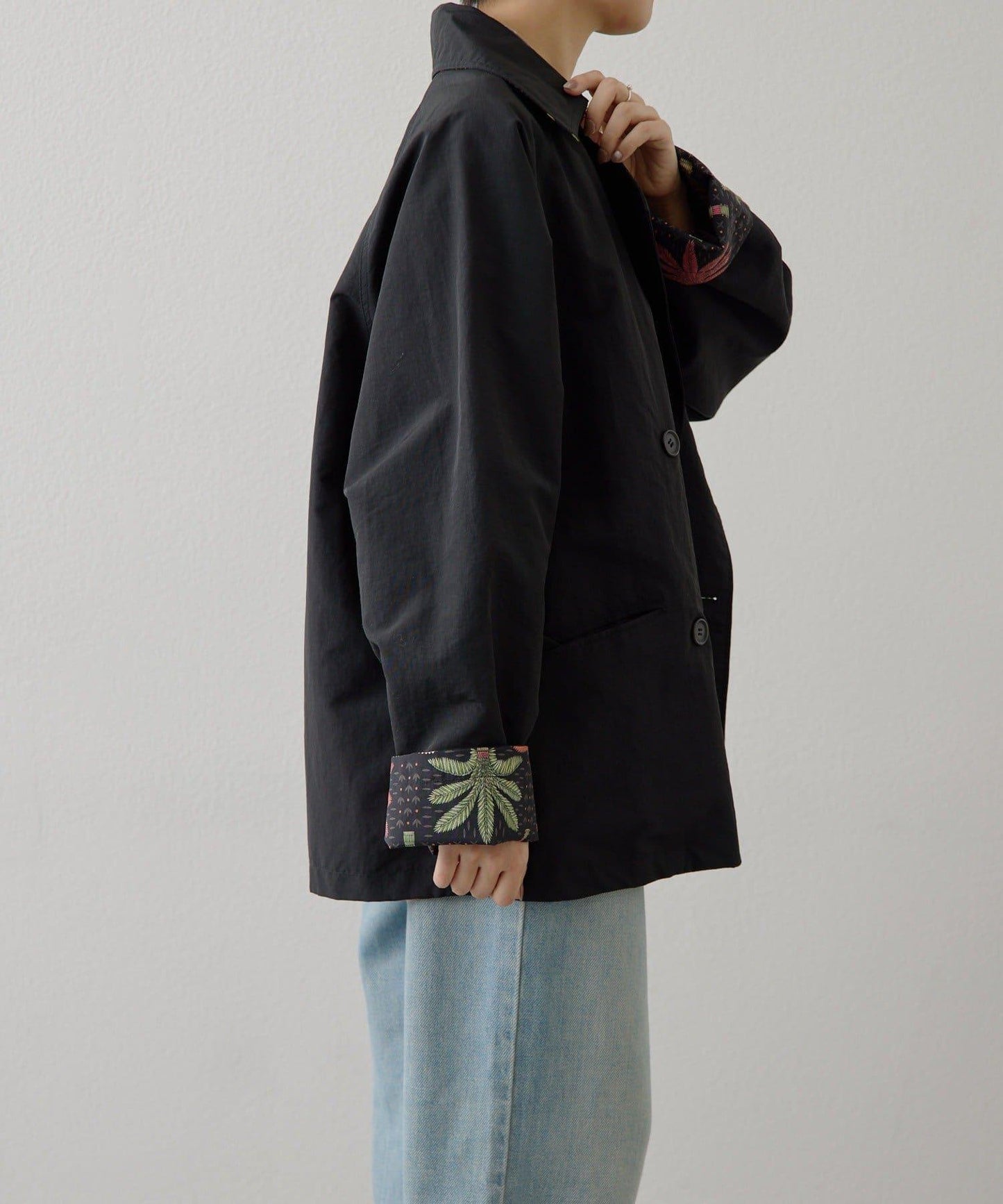 ear PAPILLONNER 聯名雙面半大衣