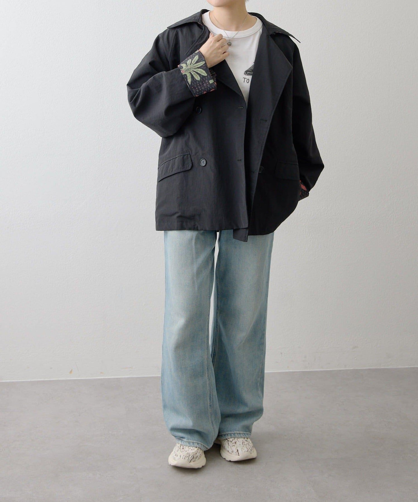 ear PAPILLONNER 聯名雙面半大衣