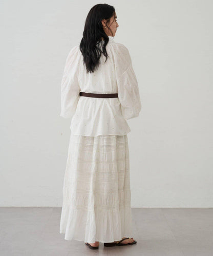 Loungedress INDIA 褶皺層疊蕾絲半身裙