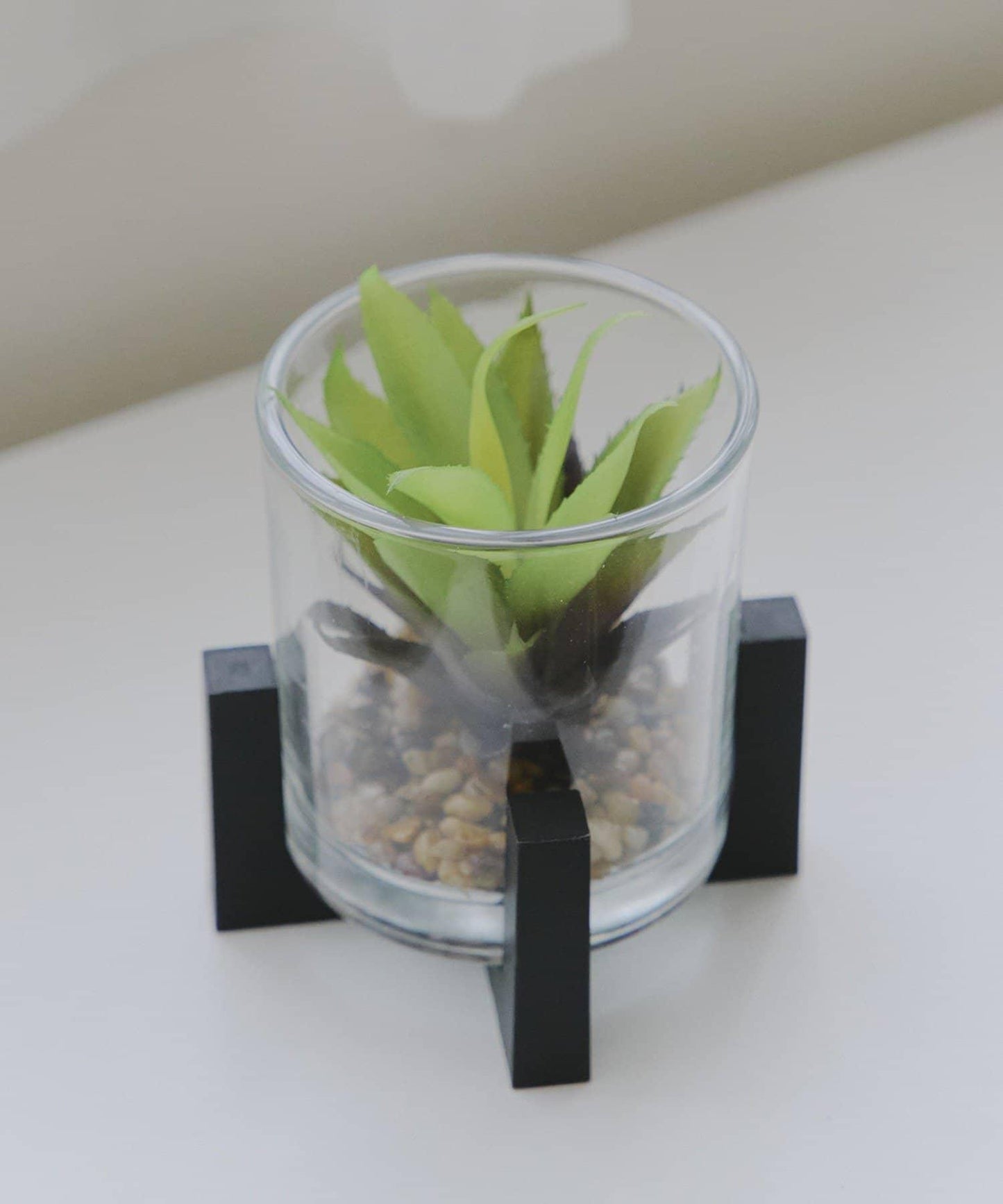纖細仿真綠植生態瓶