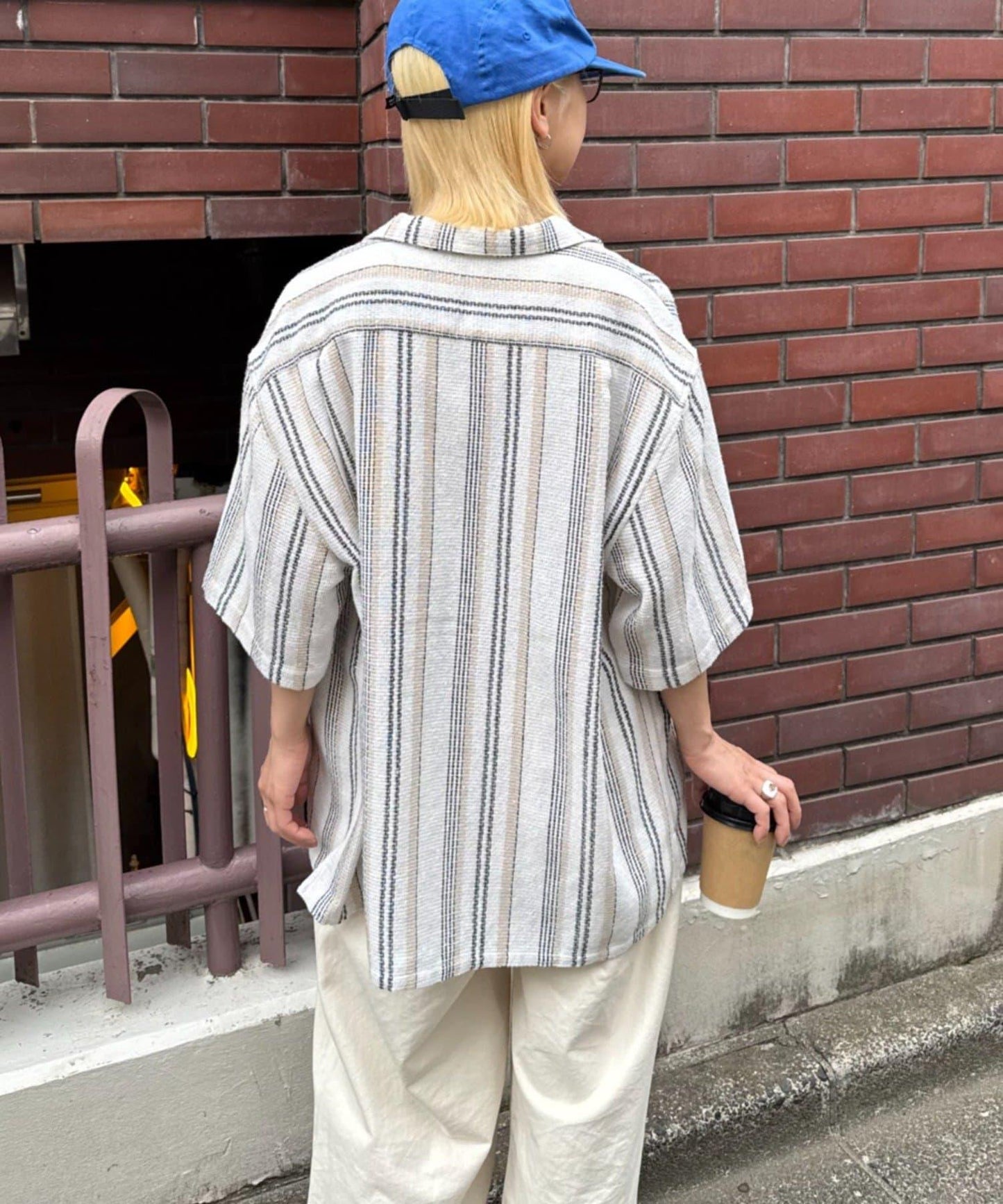 AMALFI 條紋設計襯衫