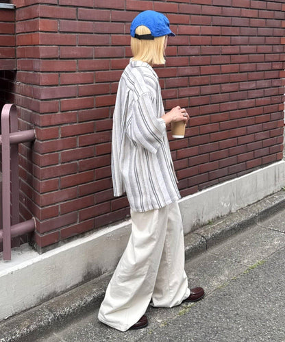 AMALFI 條紋設計襯衫