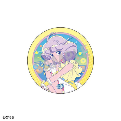 魔法の天使クリィミーマミ（魔法天使克莉米麻美）×魔法のプリンセスミンキーモモ（魔法公主明琪桃子） クリィミーマミ 玻璃徽章 A款 復古風