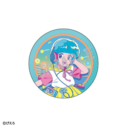 魔法の天使クリィミーマミ（魔法天使克莉米瑪米）×魔法のプリンセスミンキーモモ（魔法公主明琪桃子） 森沢優 玻璃徽章 復古款
