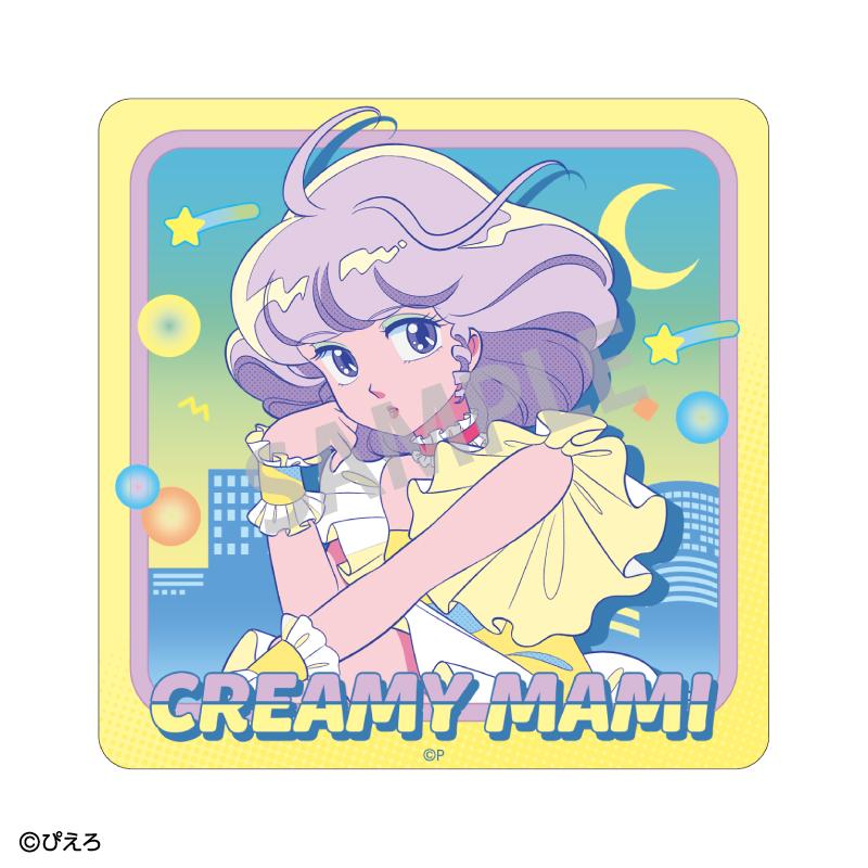 魔法の天使クリィミーマミ（魔法天使克莉米麻美） × 魔法のプリンセスミンキーモモ（魔法公主明琪桃子） クリィミーマミ 異形貼紙 復古款