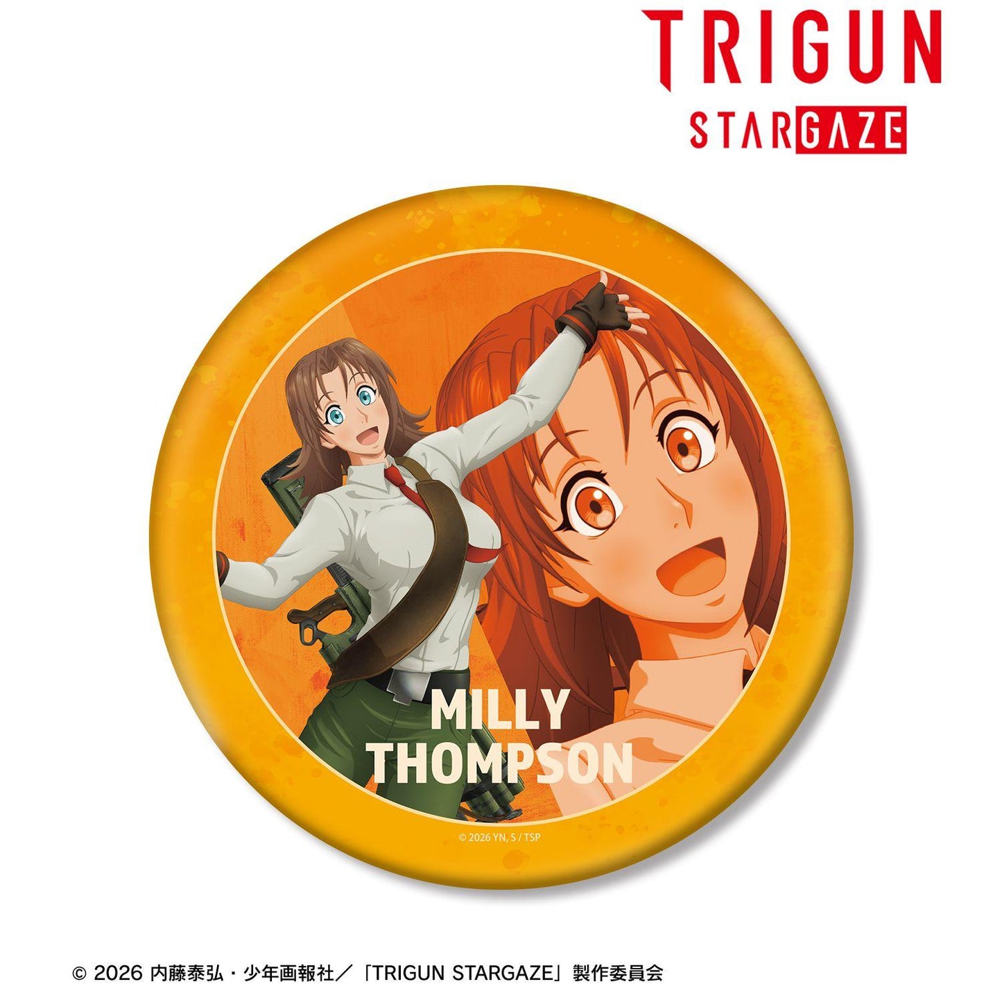 槍神Trigun（槍神Trigun） STARGAZE系列 ミリィ・トンプソン 大號徽章