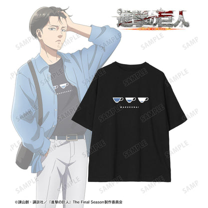 進撃の巨人（進擊的巨人） 第二彈 リヴァイ T恤 BIGシルエット シミラールックver. L碼