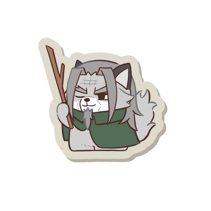 黃金神威（黃金神威） 動物原野系列 第五款 土方歳三 刺繡徽章