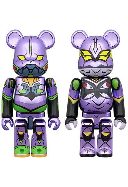 《新世紀福音戰士》（新世紀福音戰士） BE@RBRICK 初號機 & 第13號機 2PCS套裝